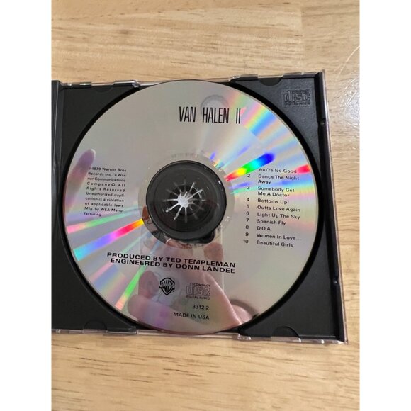 Van Halen II CD Album Classic Rock 1979 Warner Bros Records - Picture 2 of 4